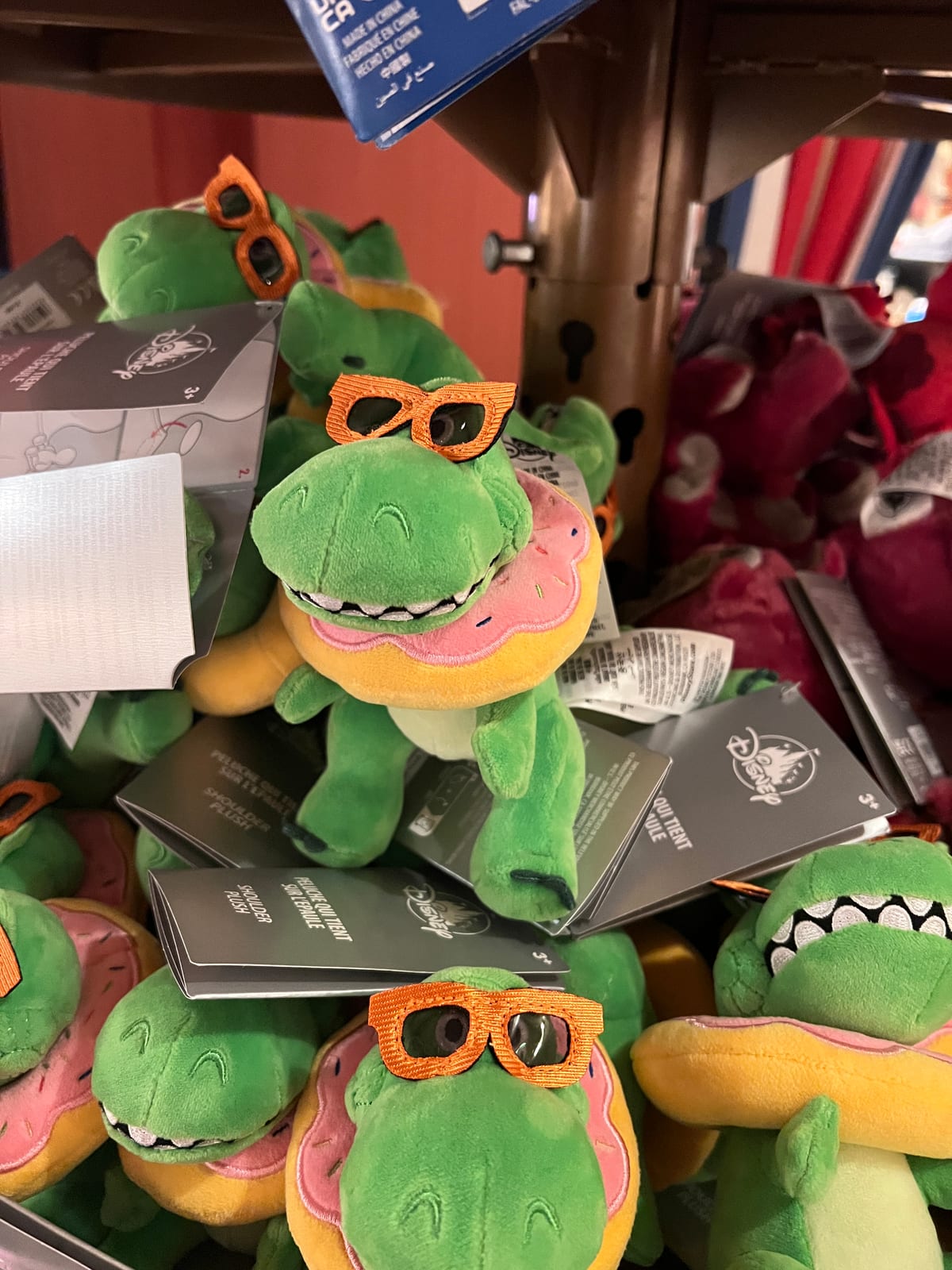 Disneyland Paris Shoulder Pal Toy Story Summer Rex Donut view 1