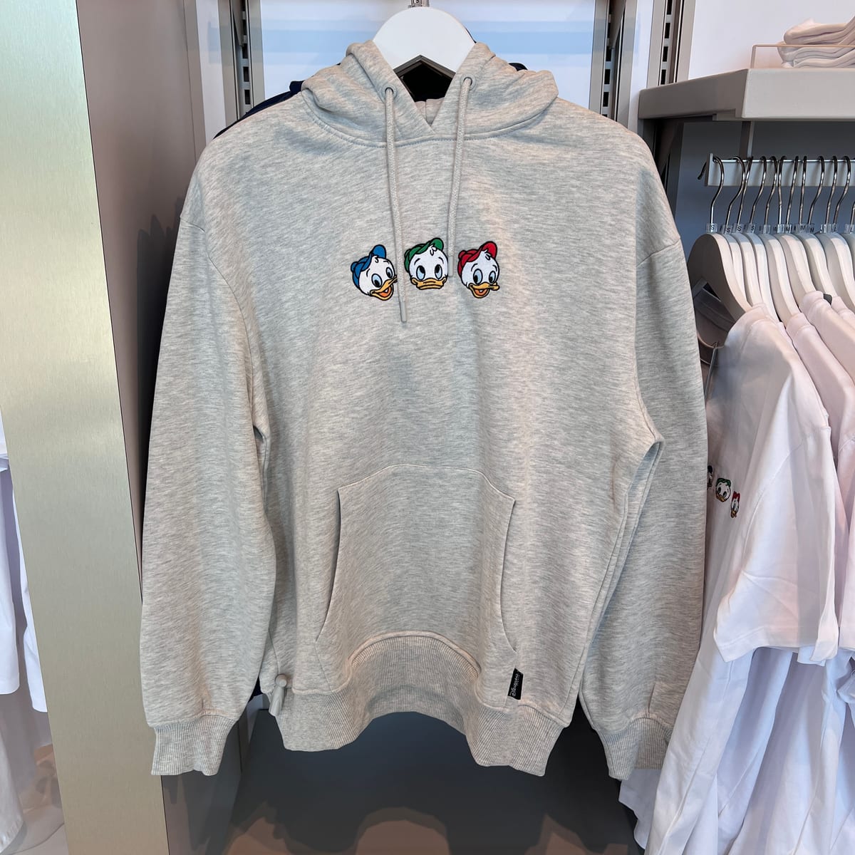 Disneyland Paris Huey Dewey Louie Embroidered Basic Hoodie view 1