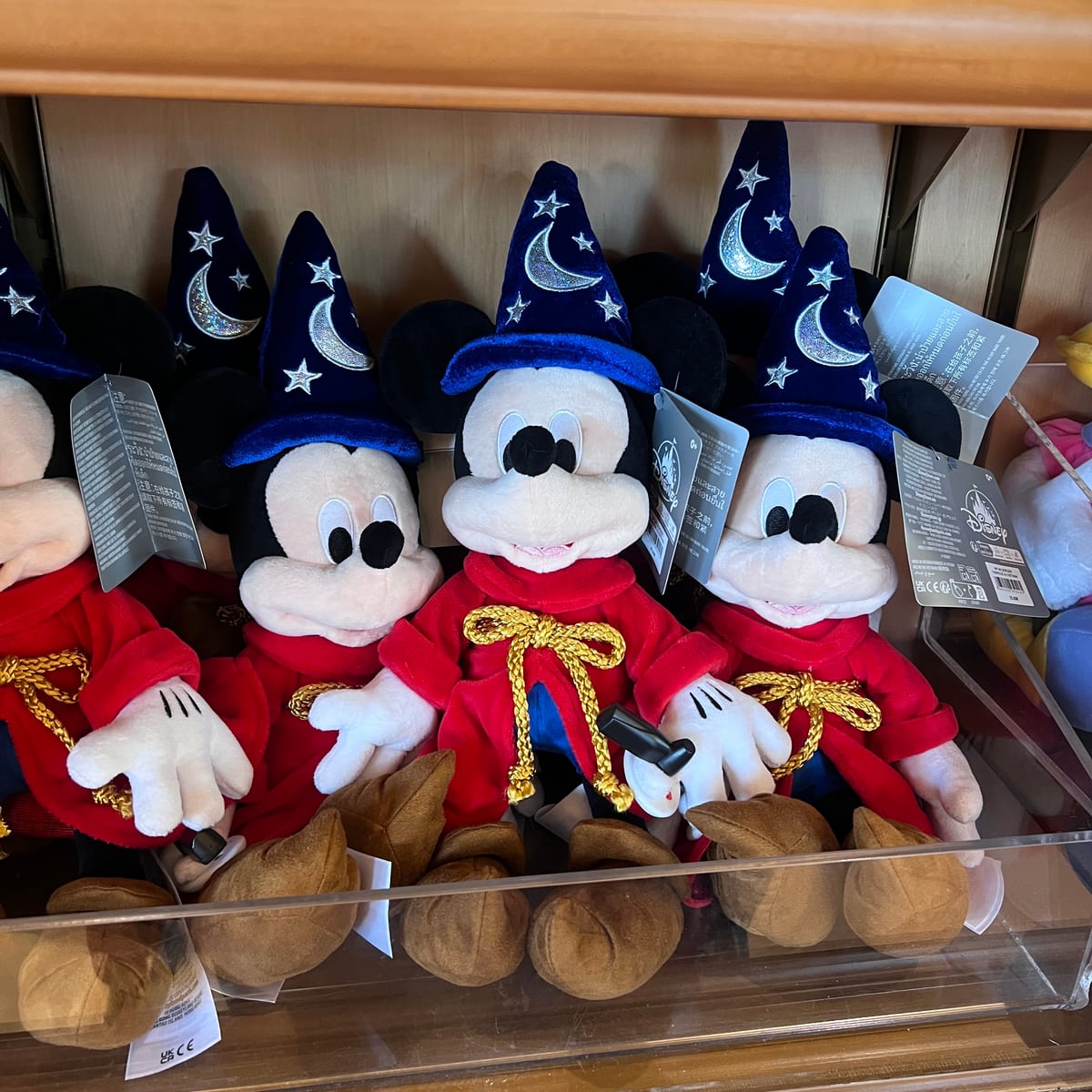 Disneyland Paris Fantasia Sorcerer Mickey Small Plush