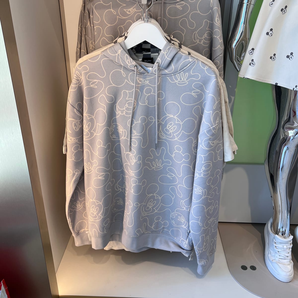 Disneyland Paris Our Universe Relaxed Mickey Mouse Line Art Hoodie view 1