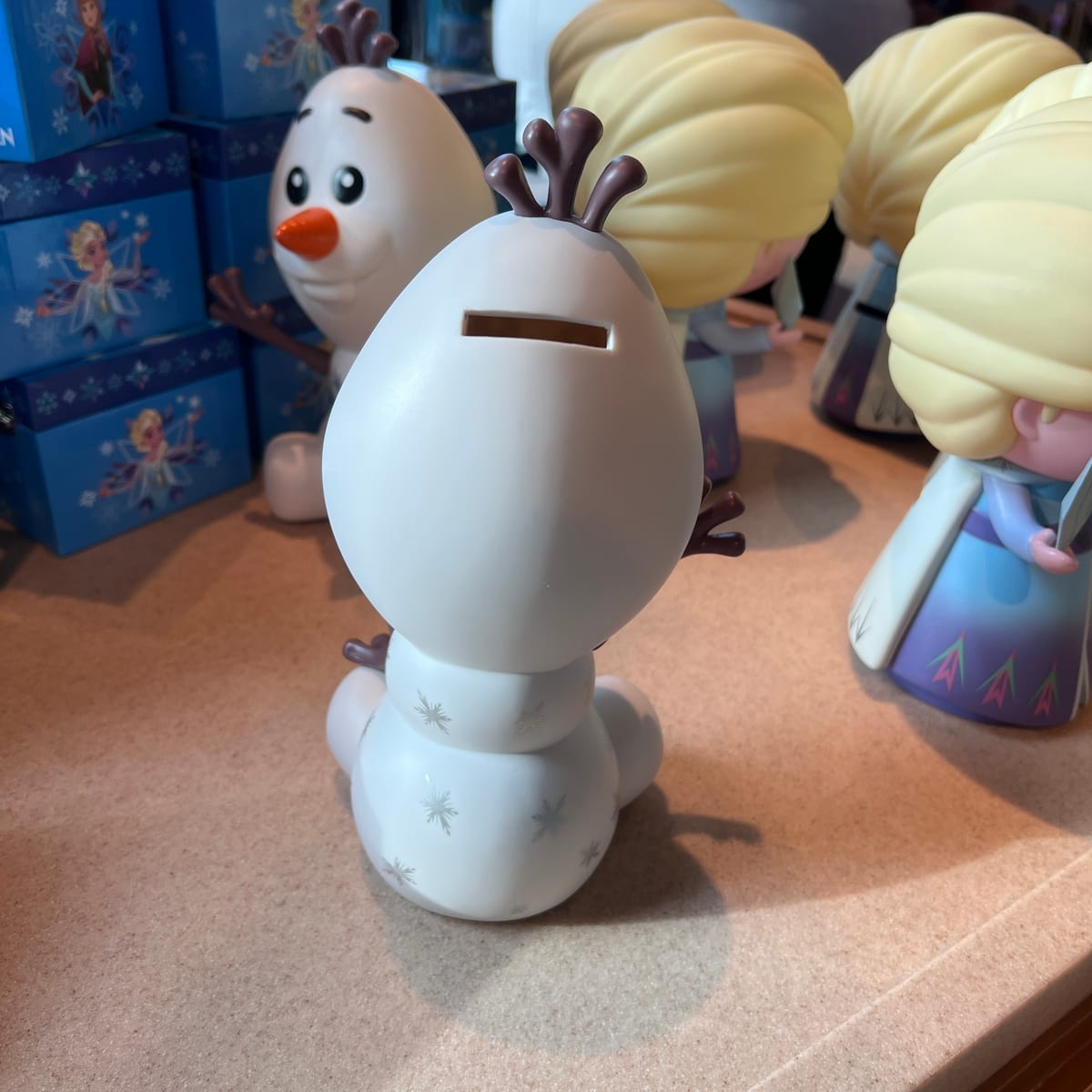 Disneyland Paris Frozen Olaf Money Box view 2