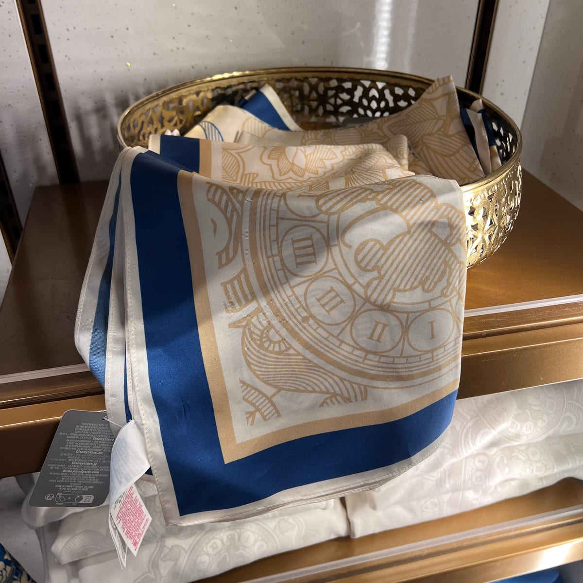 Disneyland Paris Hotel Silk Logo Scarf view 2