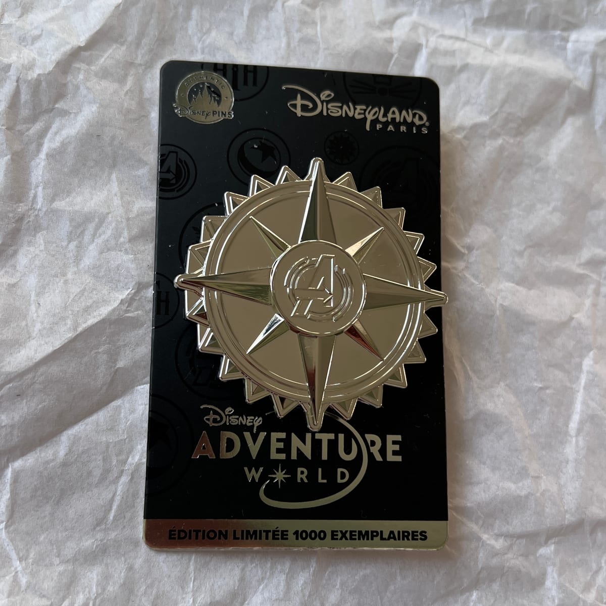 Disneyland Paris Limited Edition Adventure World Avengers Campus Hinged Pin view 2