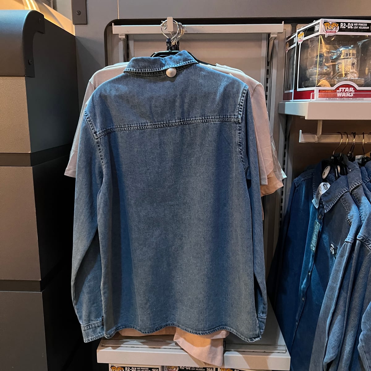 Disneyland Paris Star Wars Basic Embroidered Denim Shirt view 3