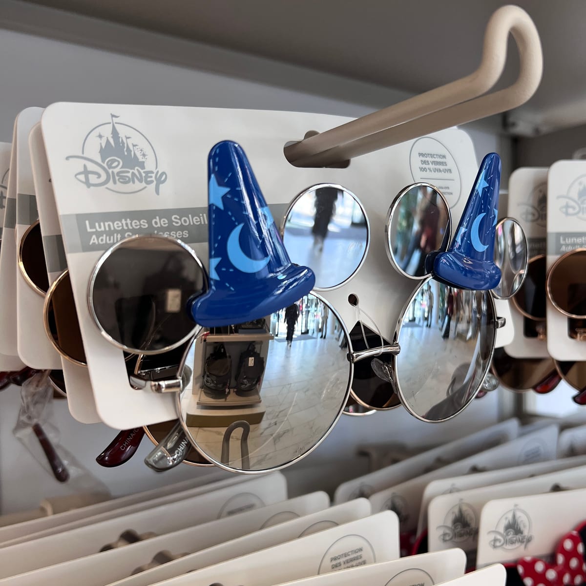 Disneyland Paris Fantasia Sorcerer Mickey Mirrored Sunglasses