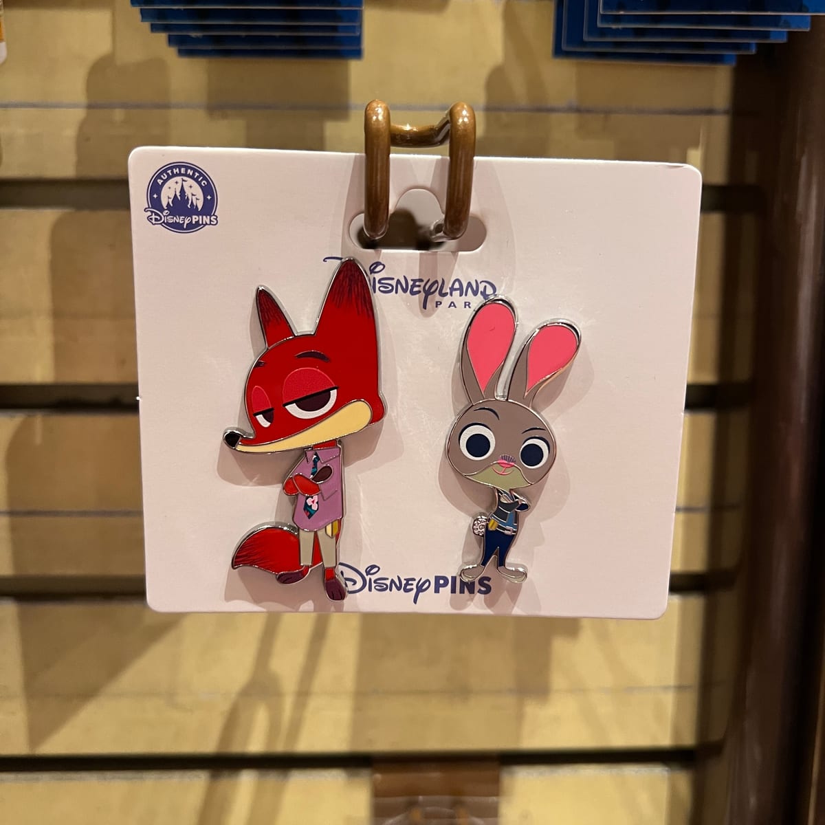 Disneyland Paris Zootopia Nick and Judy Pin Set