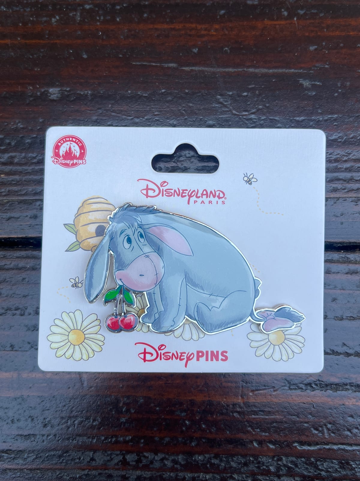Disneyland Paris Eeyore Animated Sketch Pin view 1