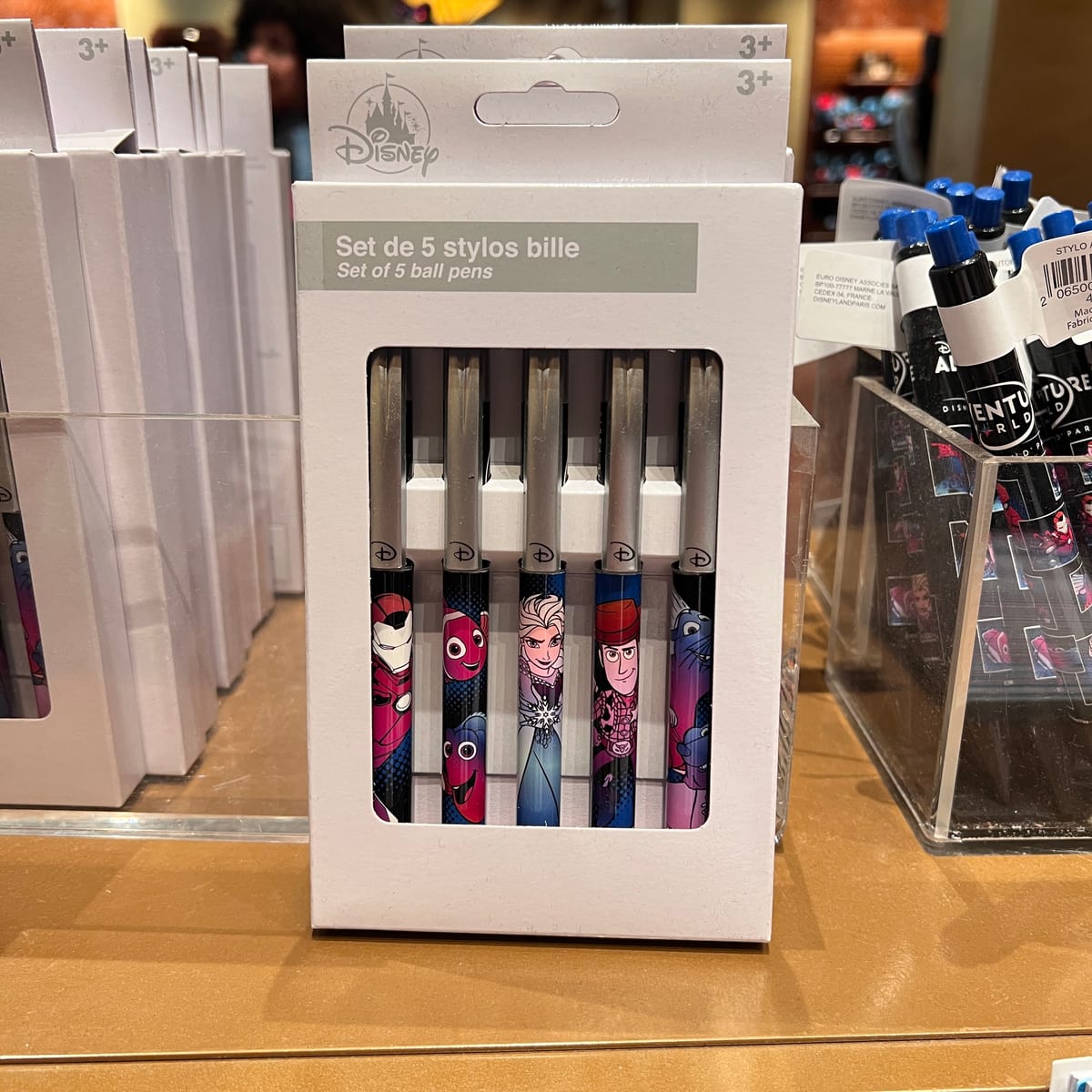 Disneyland Paris Adventure World Pen Set of 5