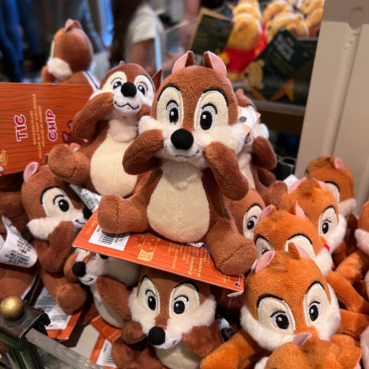 Disneyland Paris Shoulder Pal Chip Plush view 1