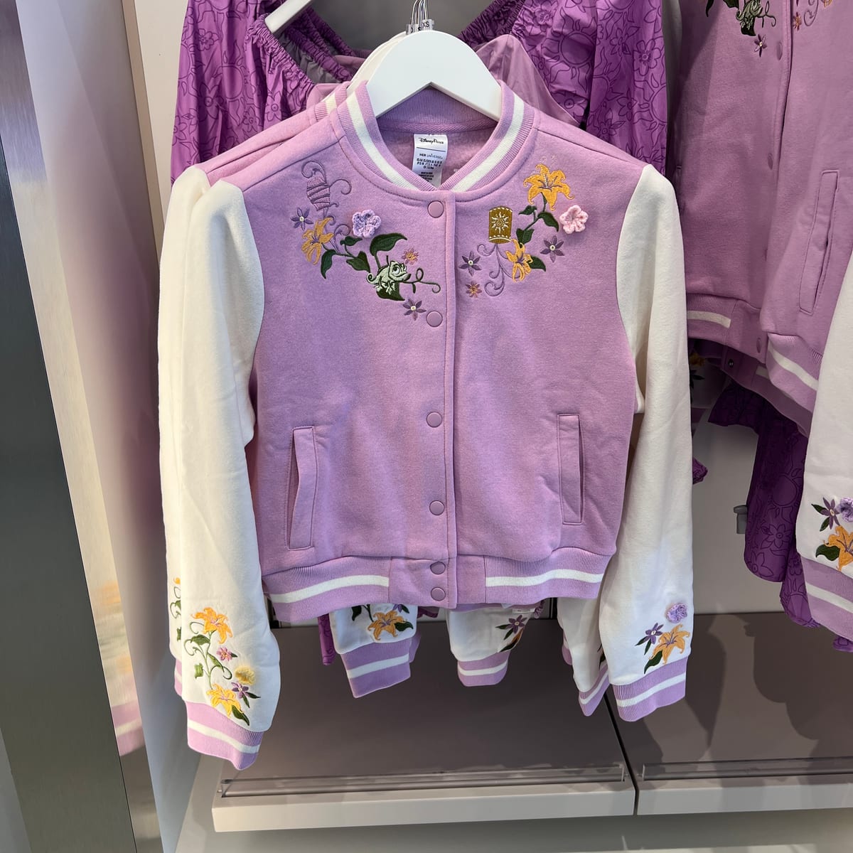 Disneyland Paris Tangled Rapunzel Baseball Jacket view 1