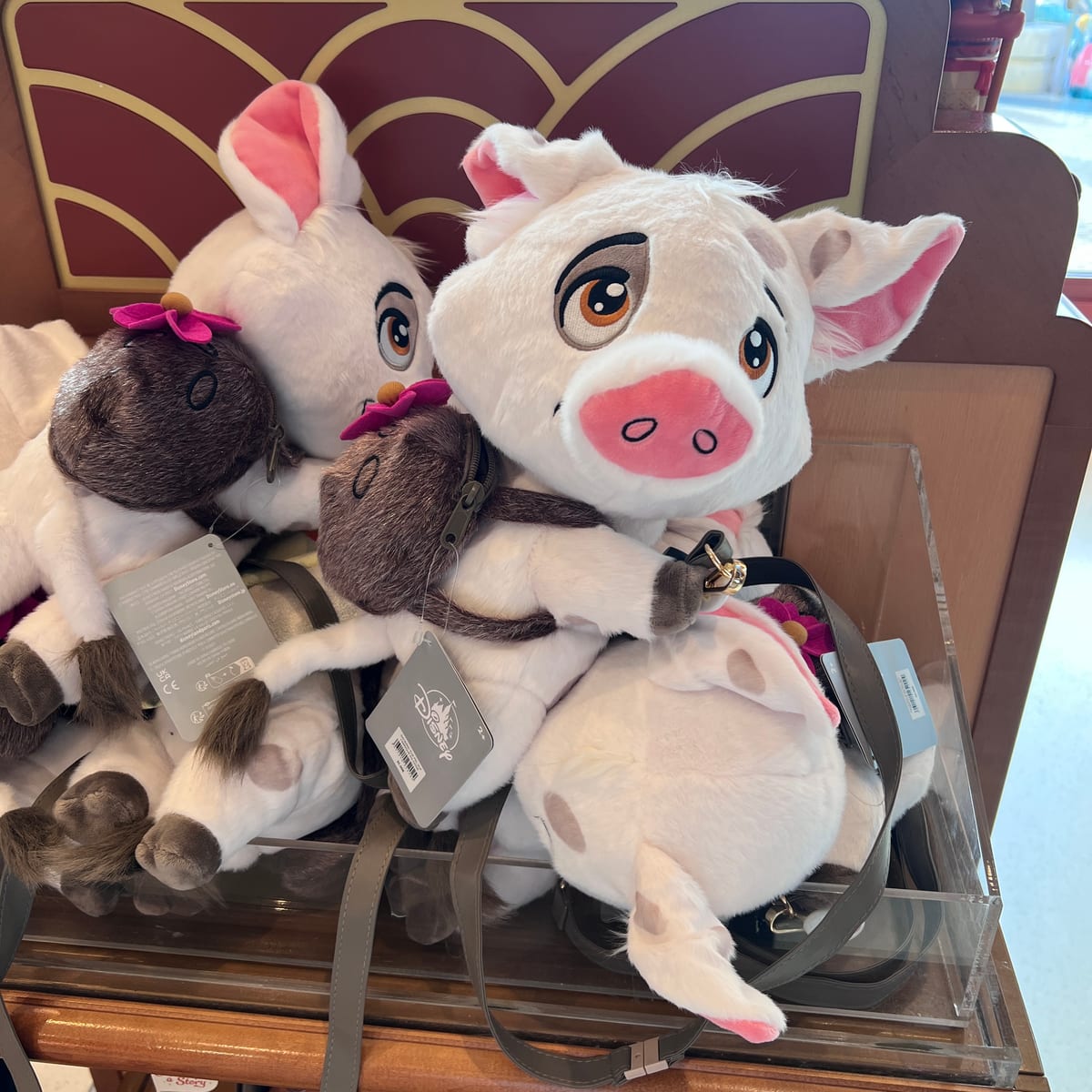 Disneyland Paris Moana Pua Plush Bag