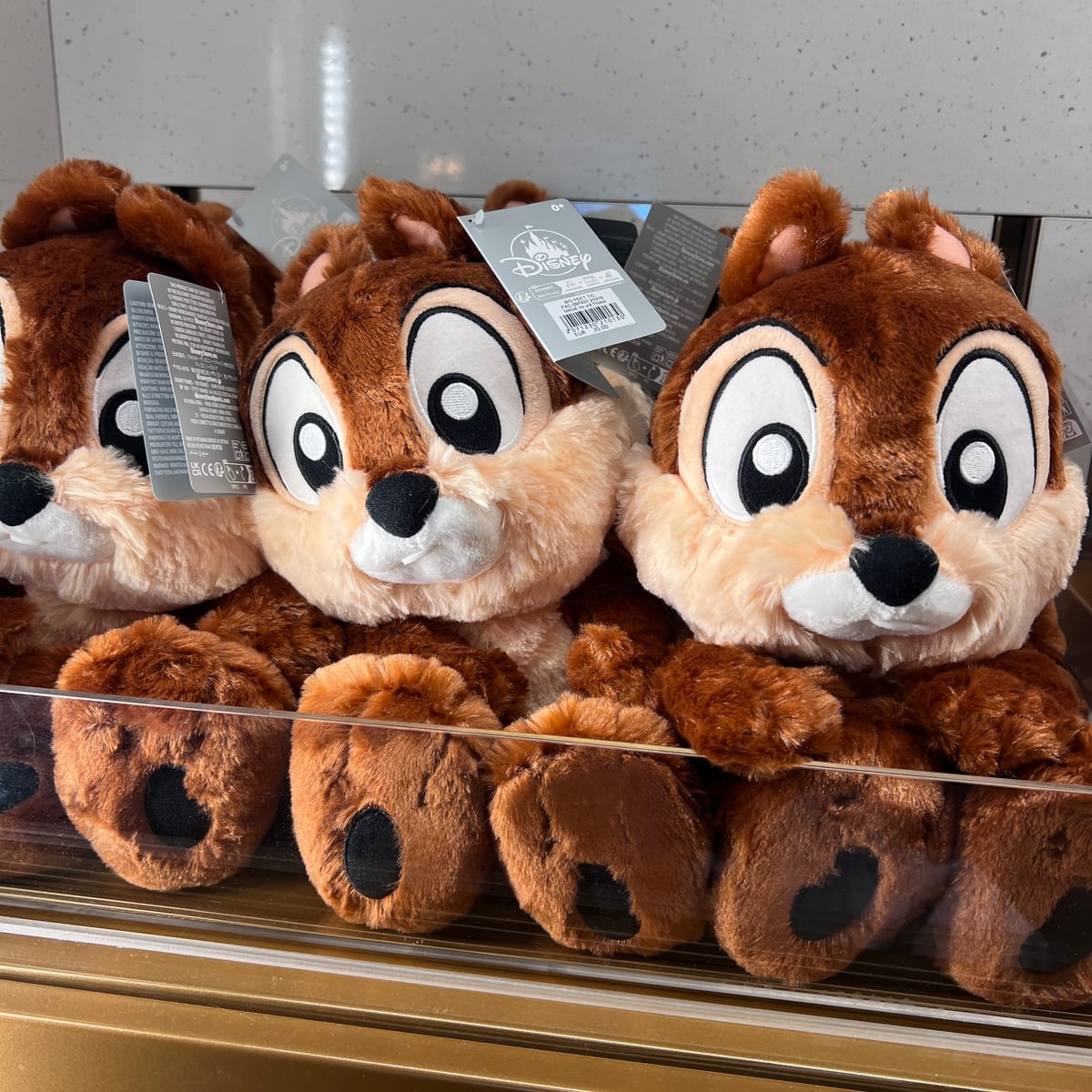 Disneyland Paris Chip Big Feet Plush