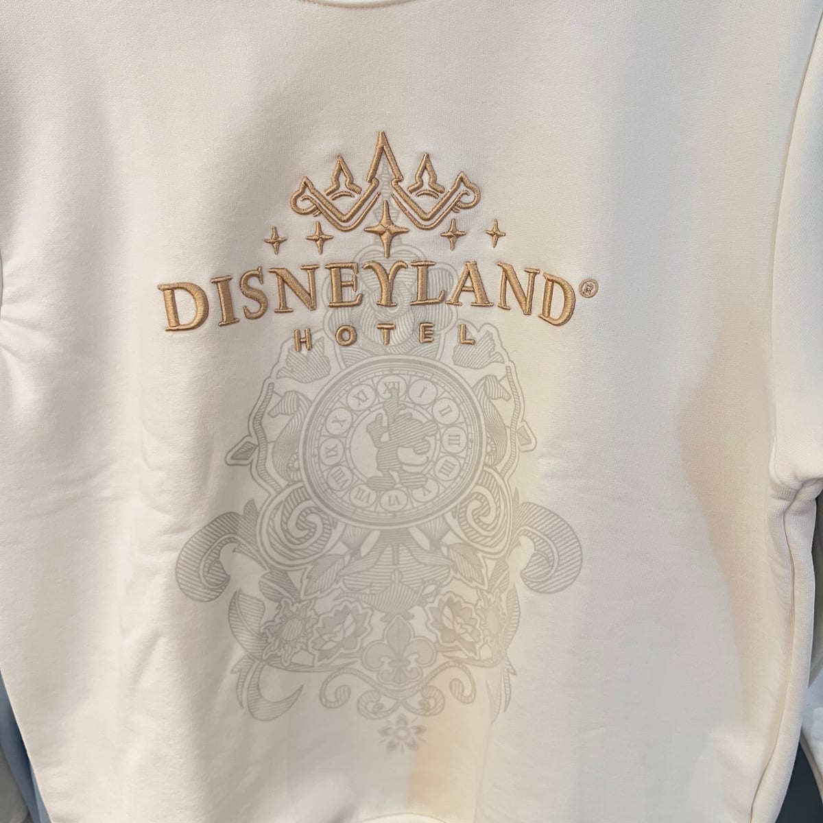 Disneyland Paris Hotel White Embroidered Logo Sweater view 2