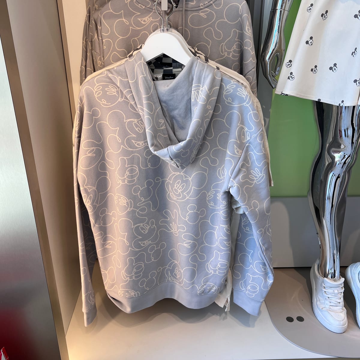 Disneyland Paris Our Universe Relaxed Mickey Mouse Line Art Hoodie view 3