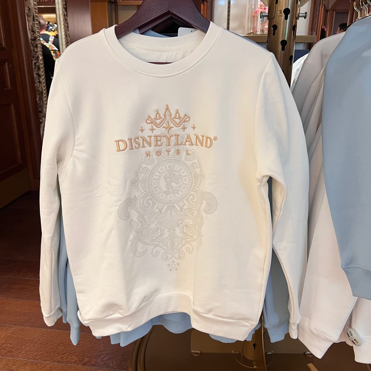 Disneyland Paris Hotel White Embroidered Logo Sweater view 1