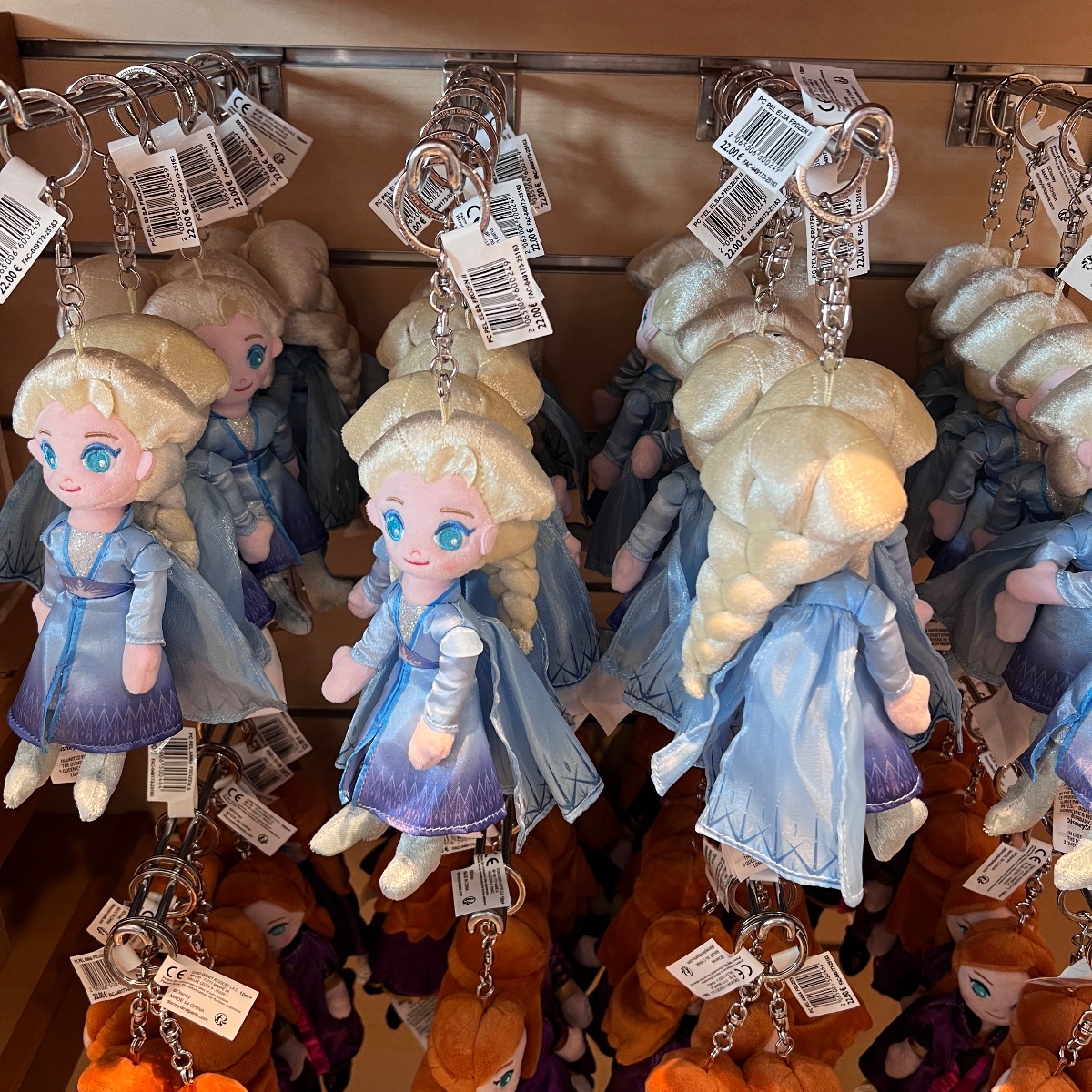 Disneyland Paris Frozen Elsa Plush Keyring
