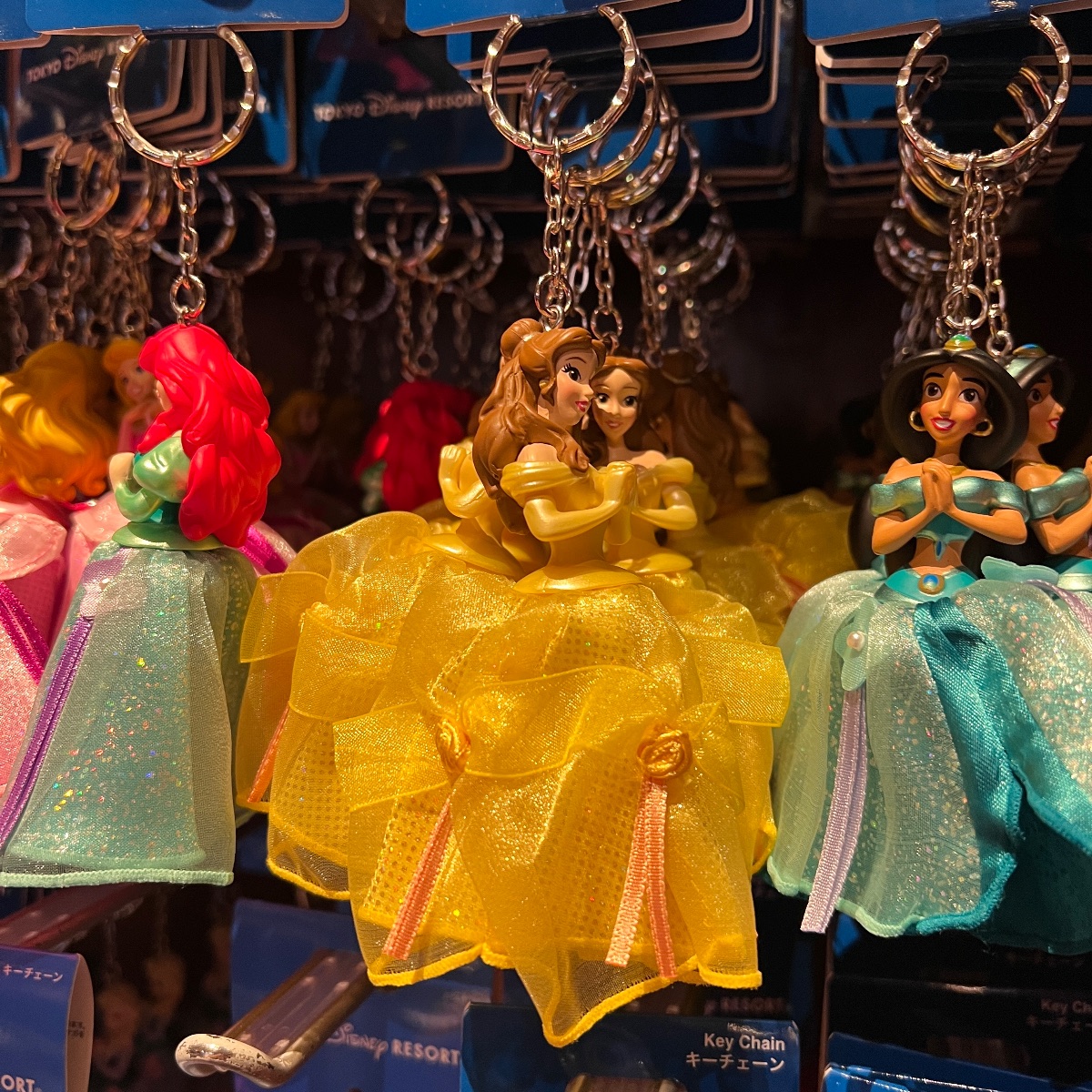 Tokyo Disney Beauty and the Beast Belle Dress Keyring view 1