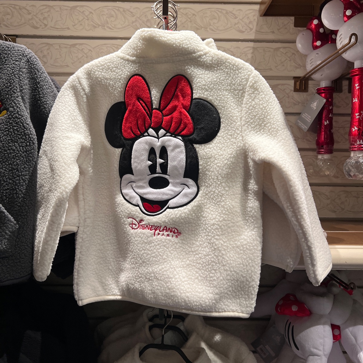 Disneyland Paris Kids Quarter Zip Fleece Minnie Mouse