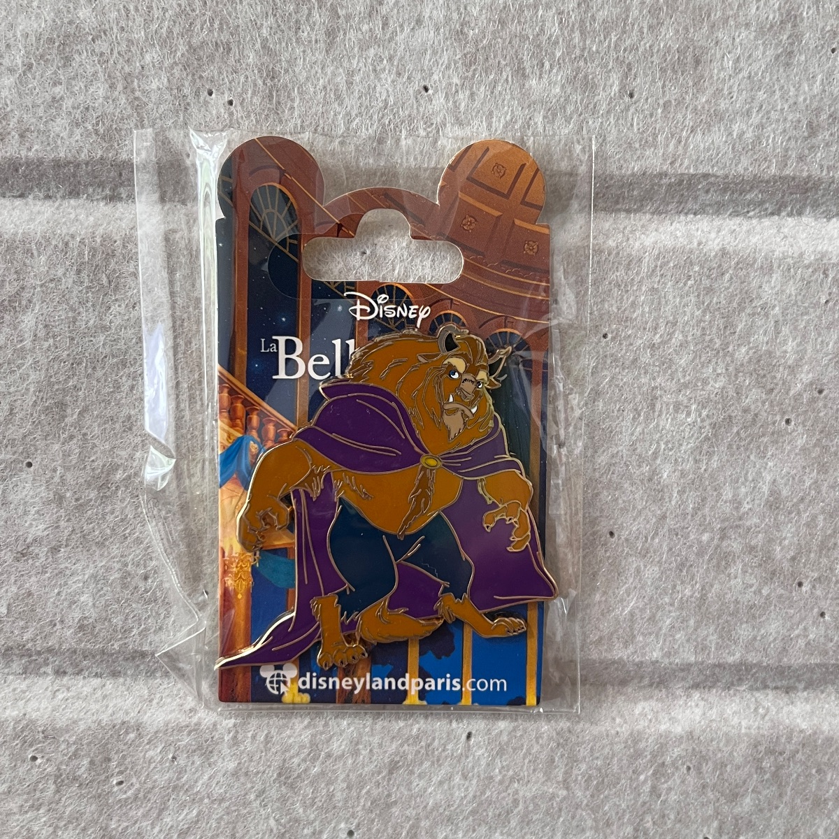 Disneyland Paris Beast Standing Pin view 1