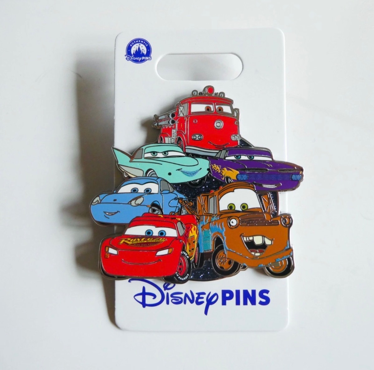 US Disney Cars Cast Cluster Pin view 1