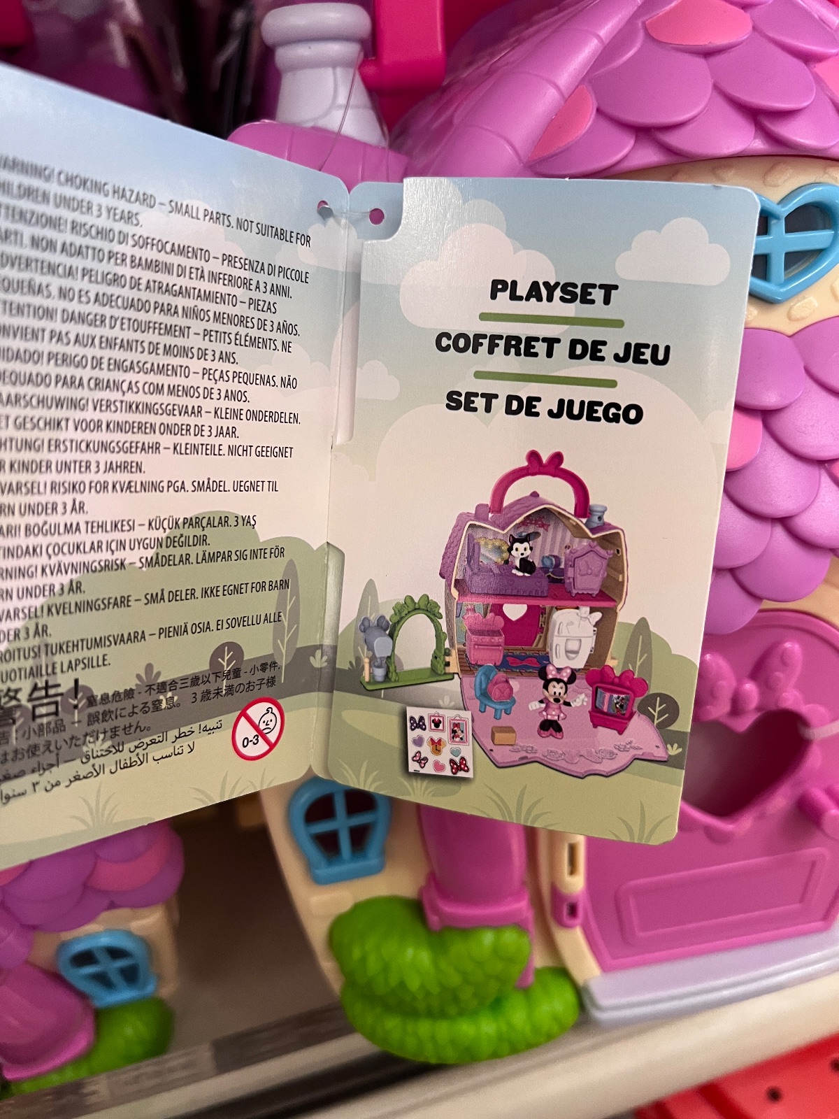 Disneyland Paris Minnie Mouse Clubhouse Playset view 3