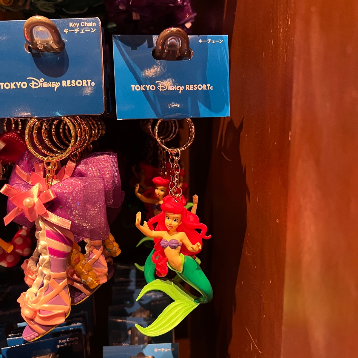 Tokyo Disney Little Mermaid Ariel Character Keyring view 2