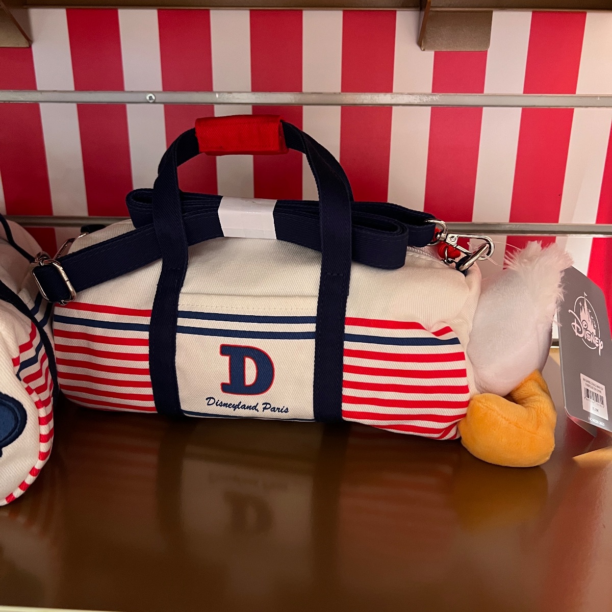 Disneyland Paris Sailor Donald Duck Squeezy Plush Bum (lol) Bag view 3