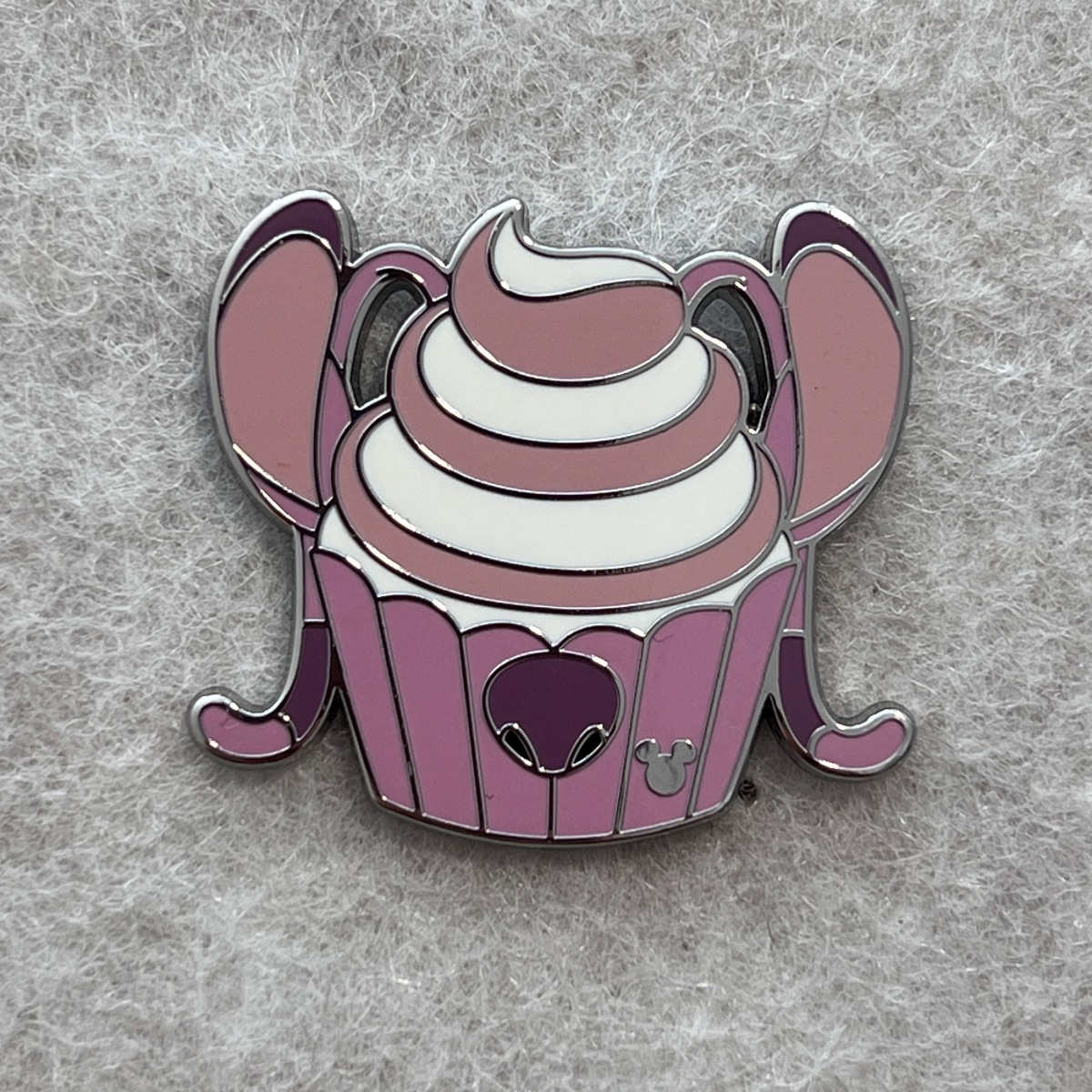 Disneyland Resort 2026 Hidden Mickey Angel Cupcake Pin