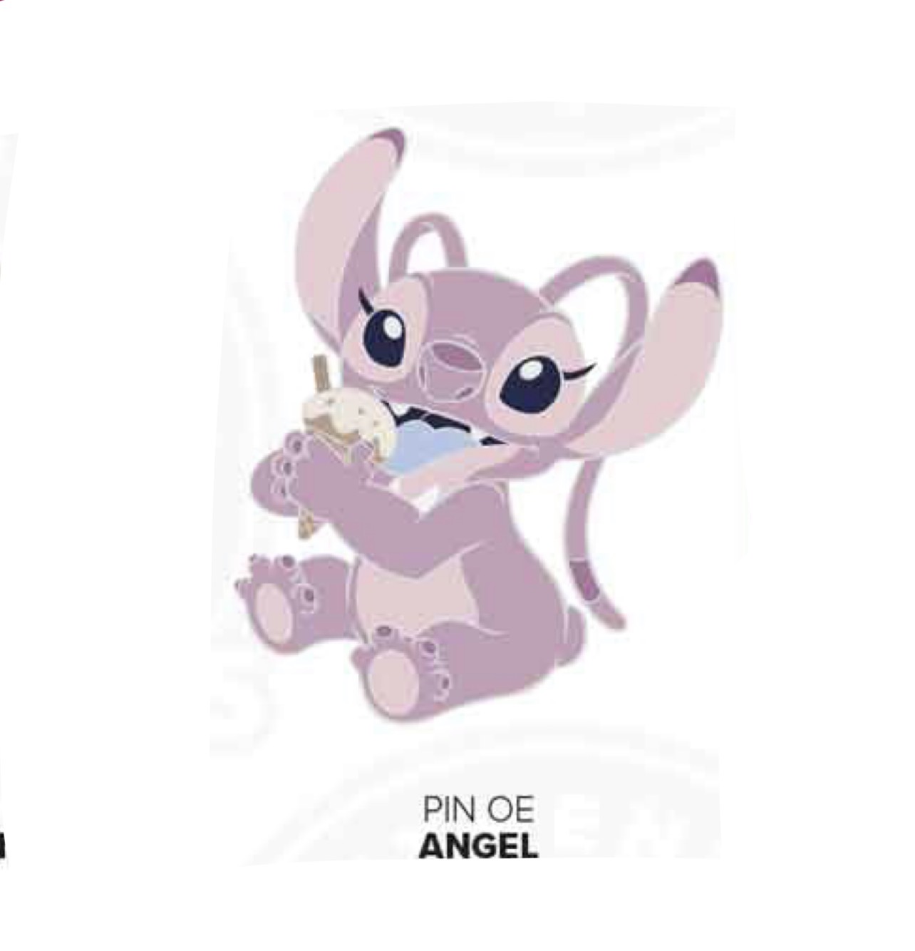 Disneyland Paris July 2026 Lilo and Stitch Angel Ice Cream Pin