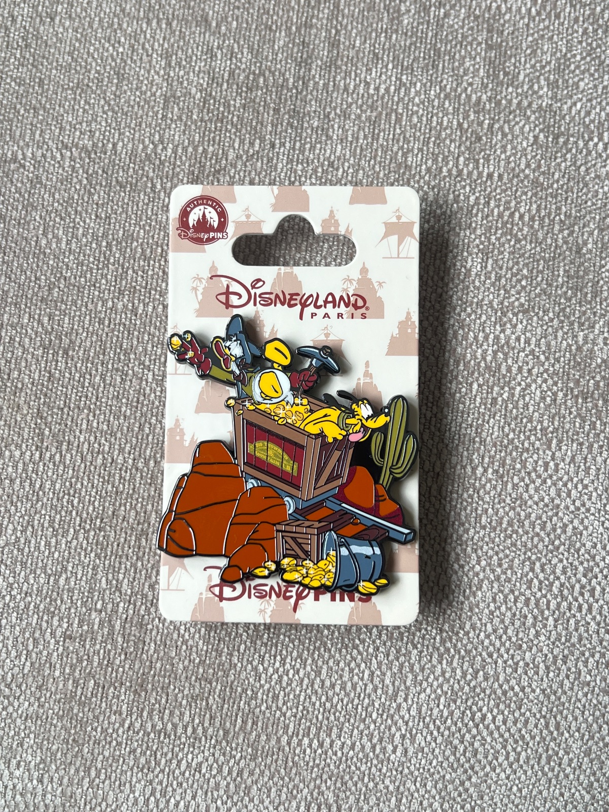 Disneyland Paris July 2026 Attractions Big Thunder Mountain Donald Duck Pluto Pin view 1
