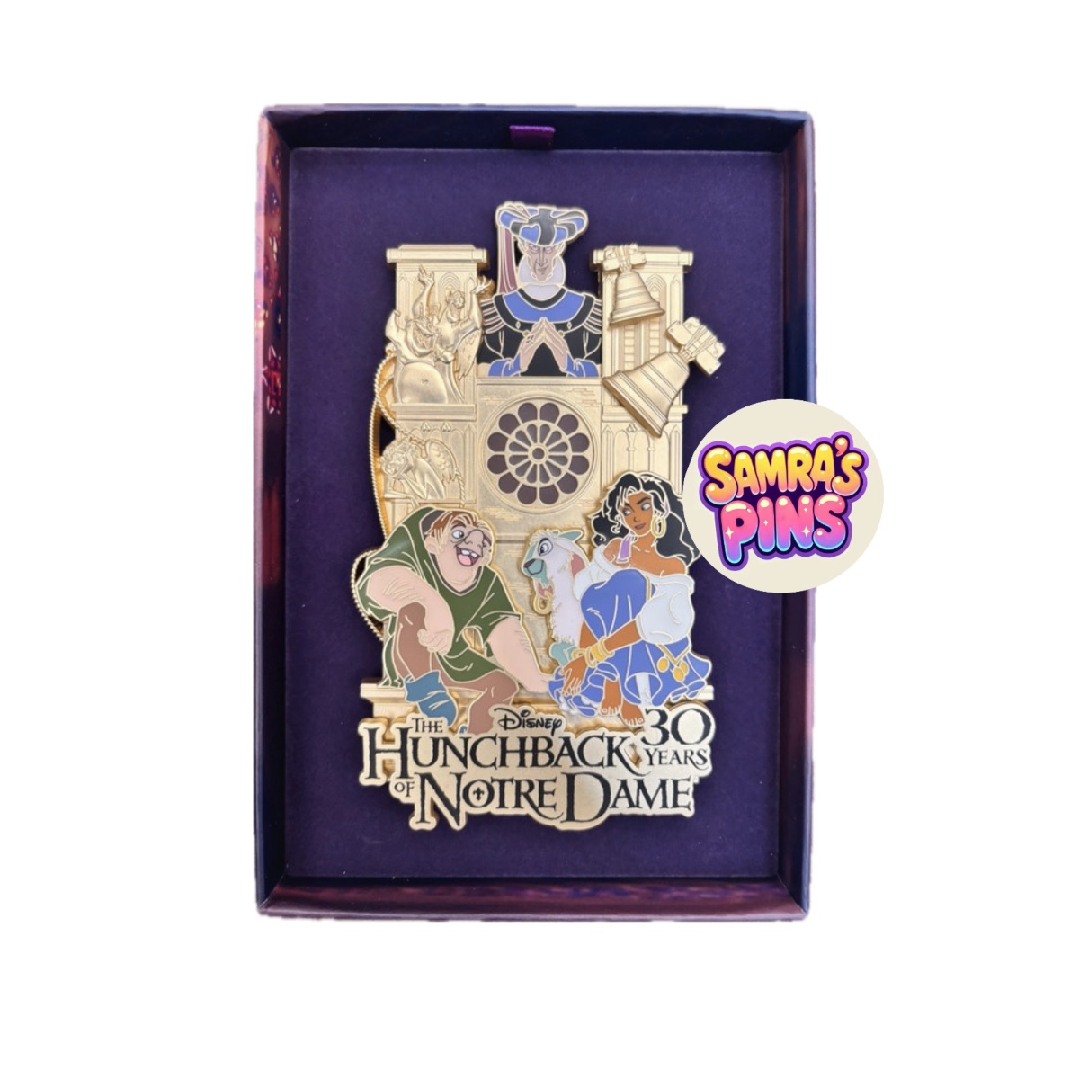 Disneyland Paris Limited Edition Jumbo Hunchback of Notre Dame Cathedral Pin