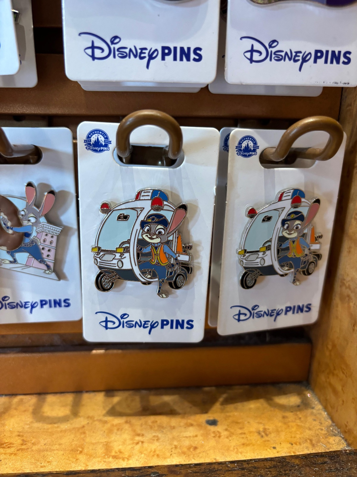 US Disney Zootopia Judy Hopps Police Car Pin view 1