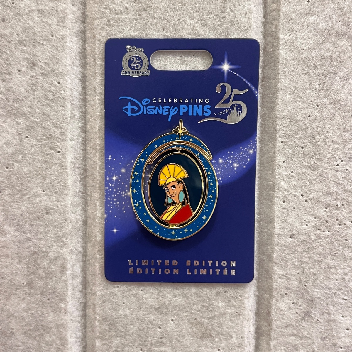 Disney Store Selfridges Limited Edition Kuzco Spinner Pin