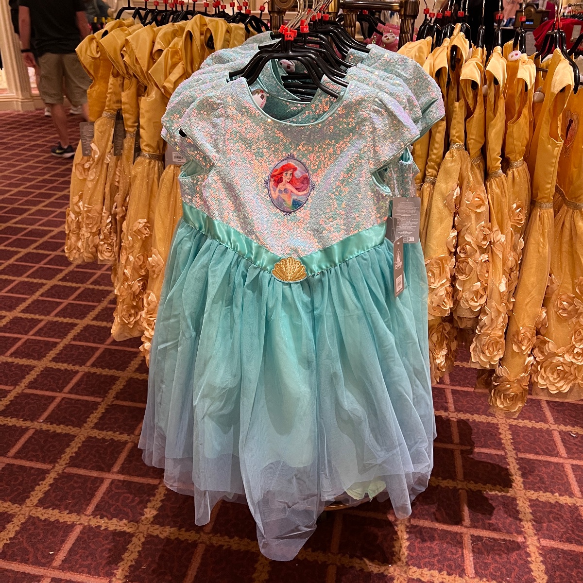 Disneyland Paris Kids The Little Mermaid Princess Ariel Dress