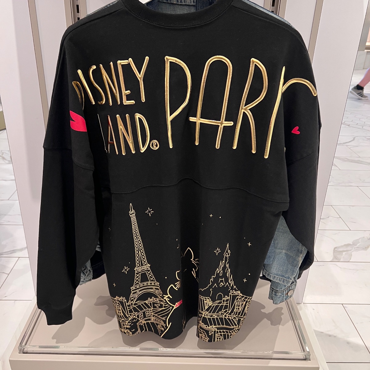 Disneyland Paris Black Gold Aristocats Paris Spirit Jersey