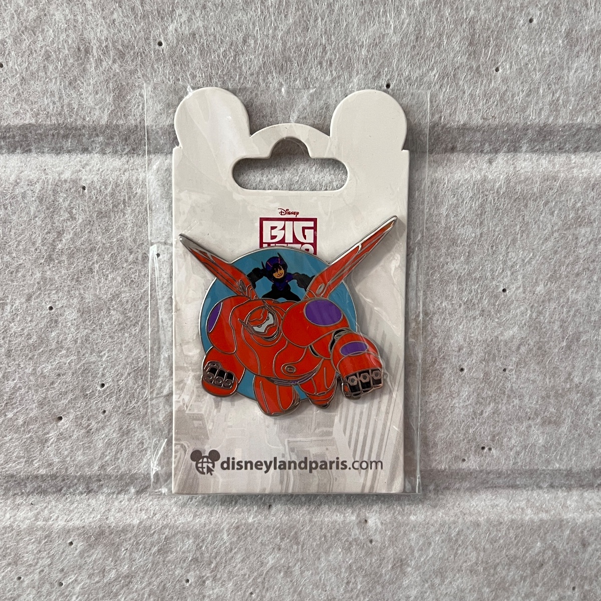 Disneyland Paris Big Hero 6 Baymax Hiro Flying Pin view 1