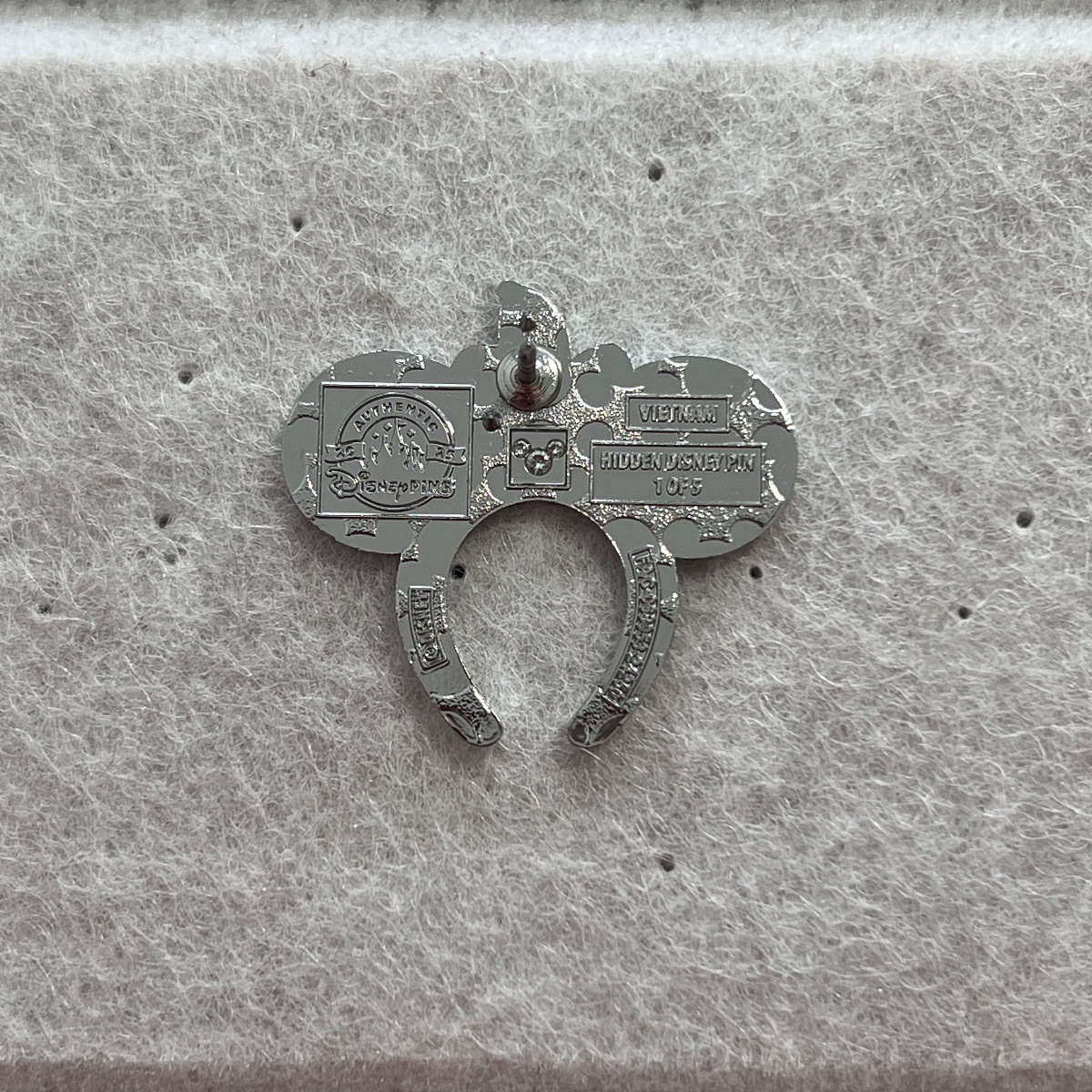 Disneyland Resort 2025 Wave A Marie Ears Hidden Mickey Pin view 2