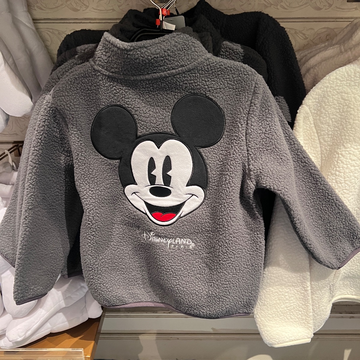 Disneyland Paris Kids Quarter Zip Fleece Mickey Mouse