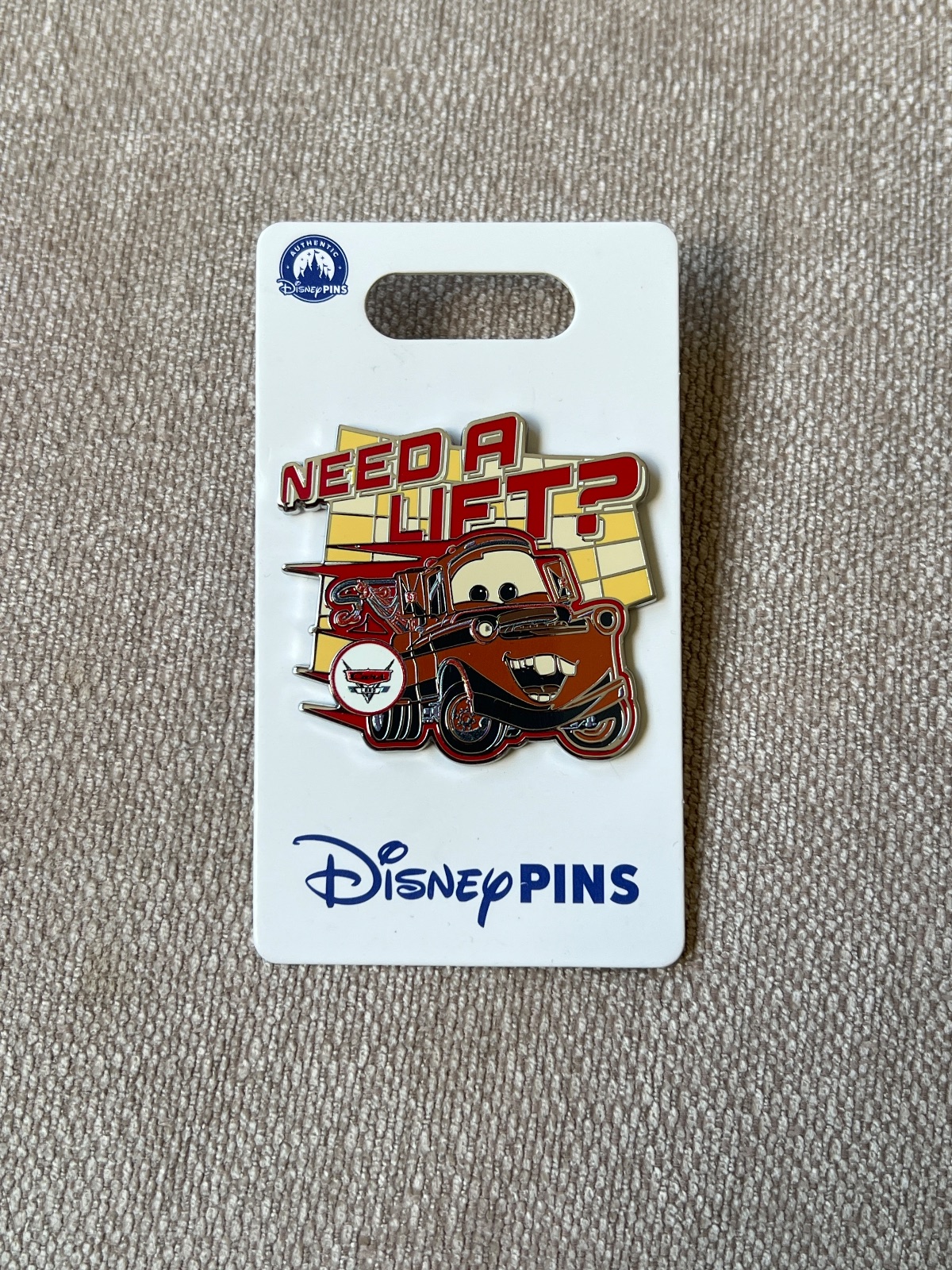 US Parks Cars Mater ‘Need a Lift?’ Pin view 1