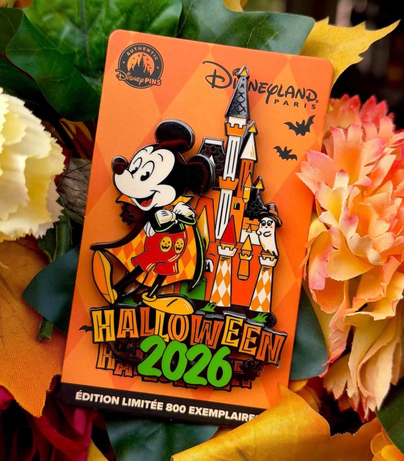 Disneyland Paris Limited Edition Halloween 2026 Mickey Pin