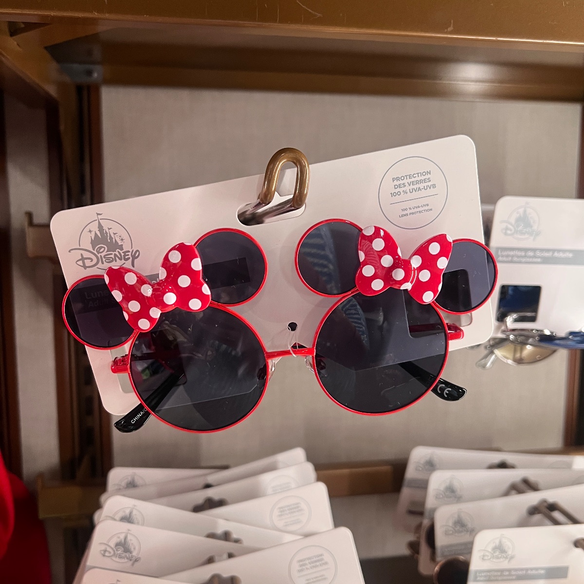 Disneyland Paris Red Bow Minnie Mouse Sunglasses