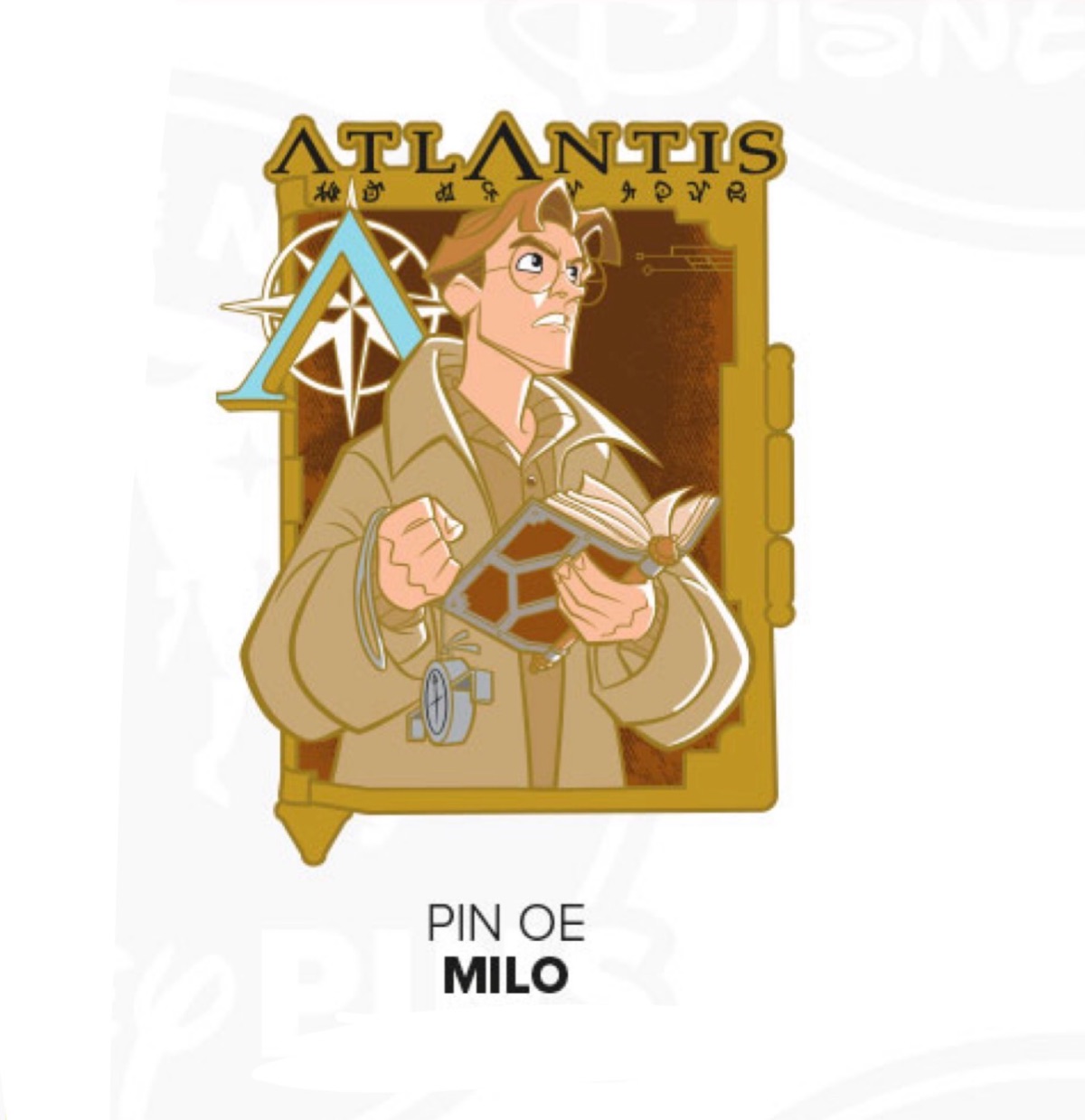 Disneyland Paris Atlantis Milo Pin