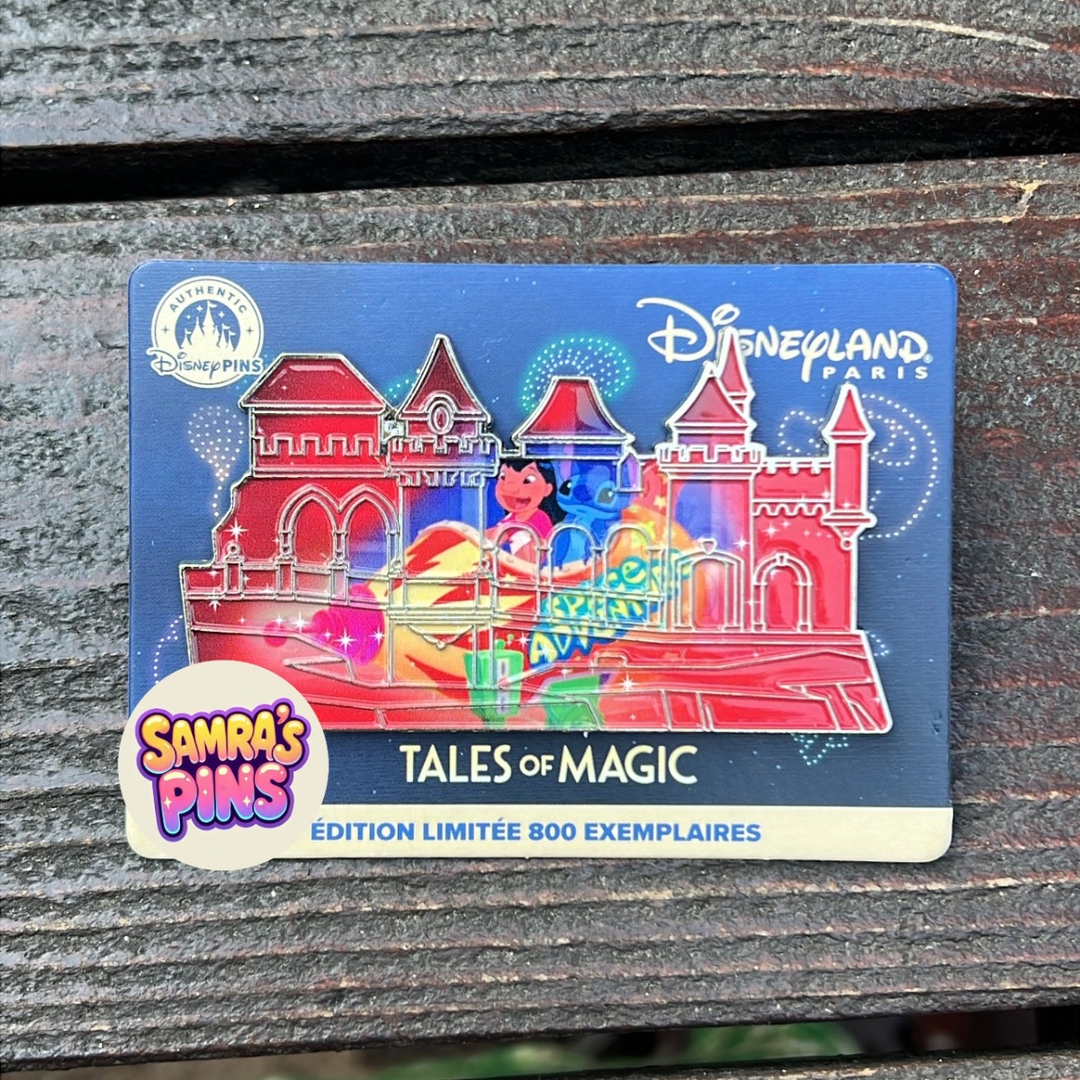 Disneyland Paris Limited Edition Tales of Magic Lilo and Stitch Pin