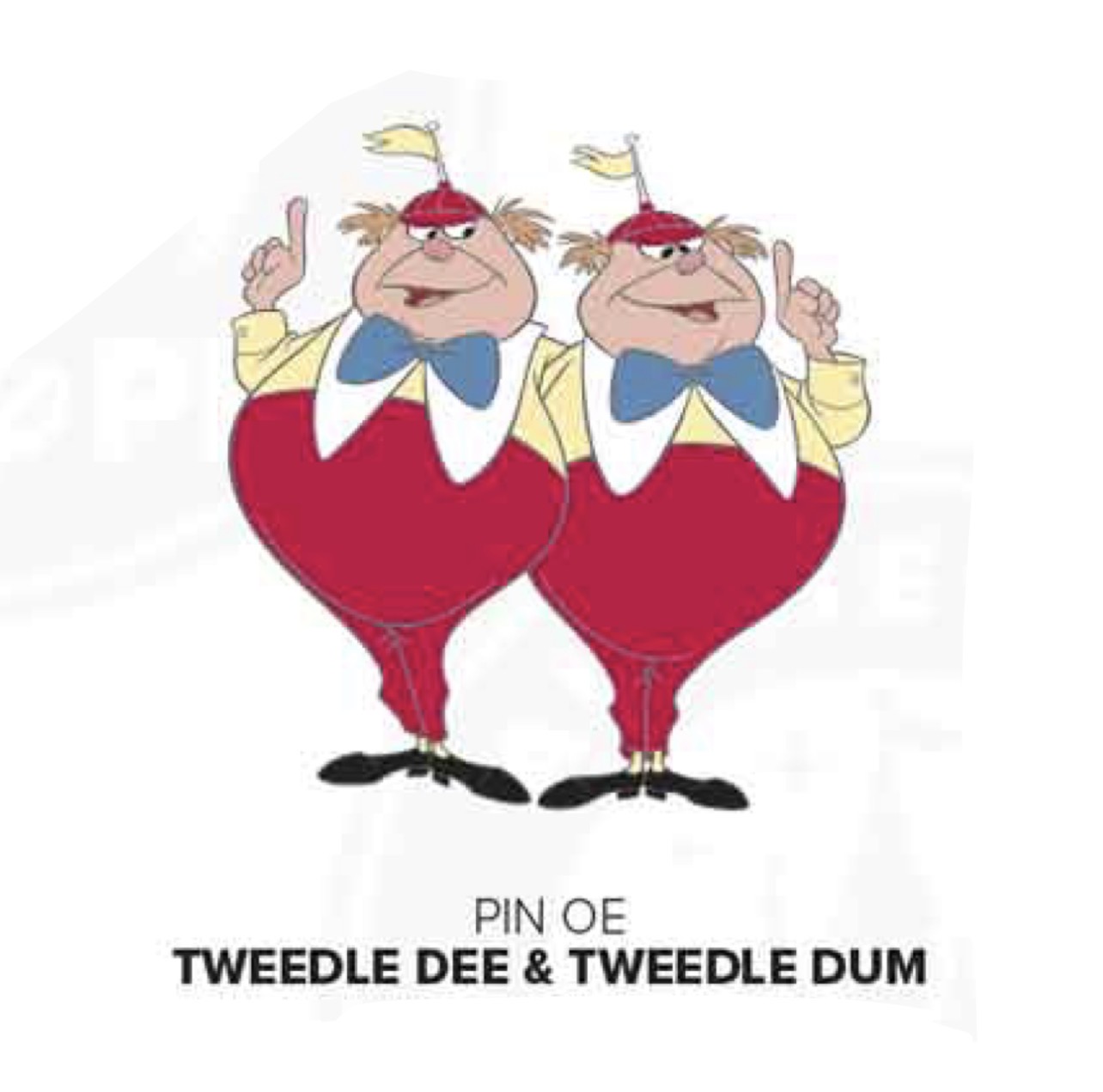 Disneyland Paris July 2026 Alice in Wonderland Tweedle Dee and Tweedle Dum Pin