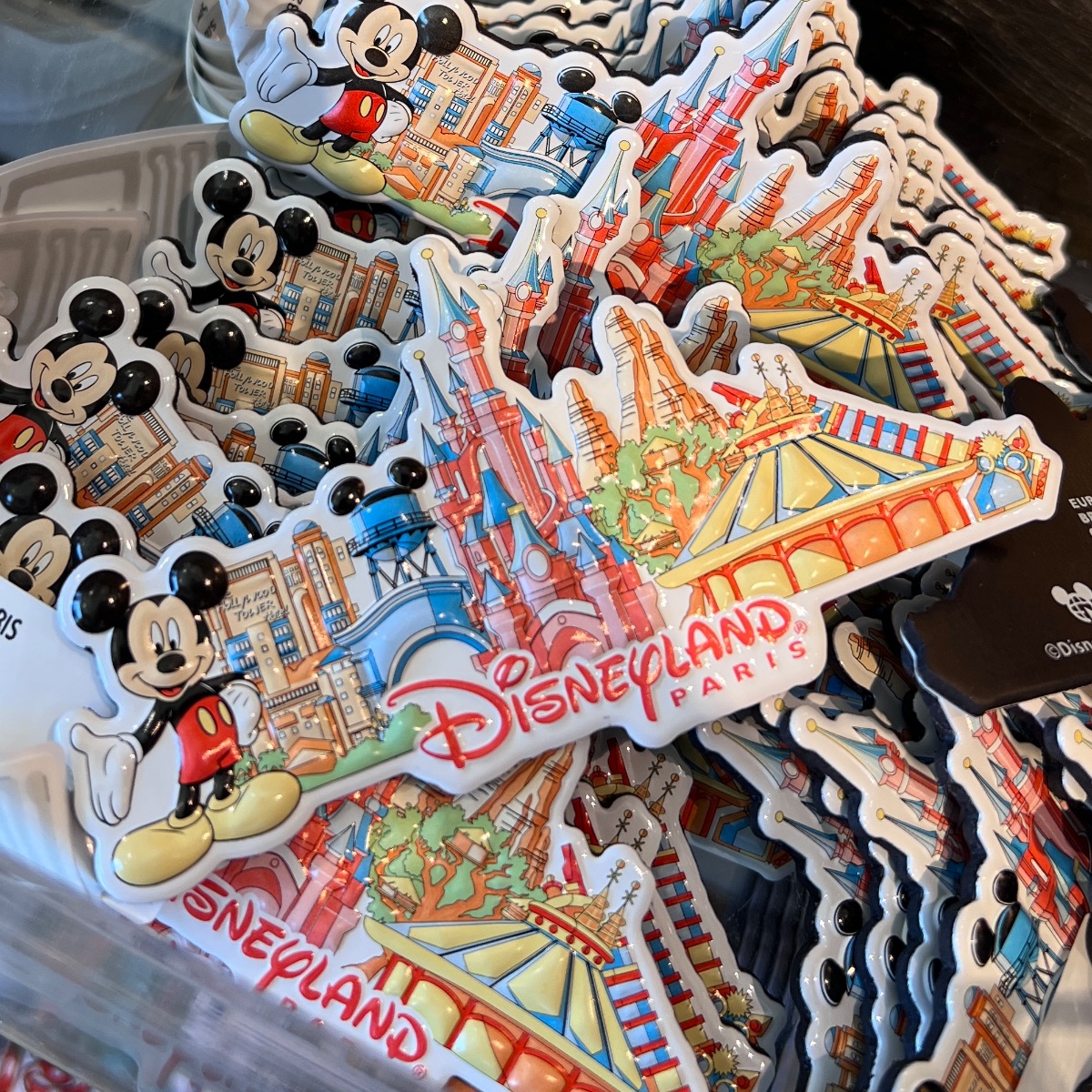 Disneyland Paris Mickey Mouse Skyline Magnet