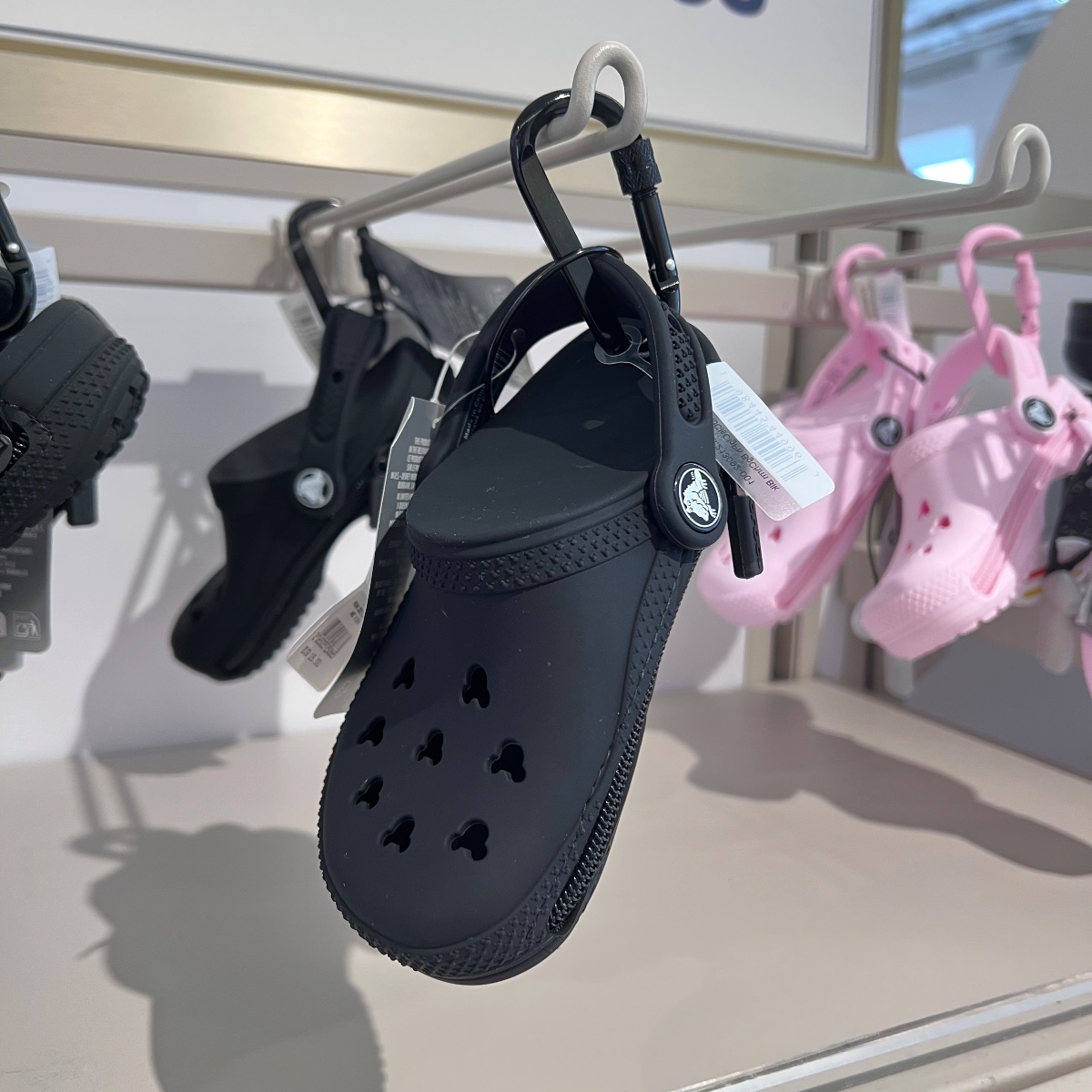 Disney x Crocs Black Bag Charms Keyring