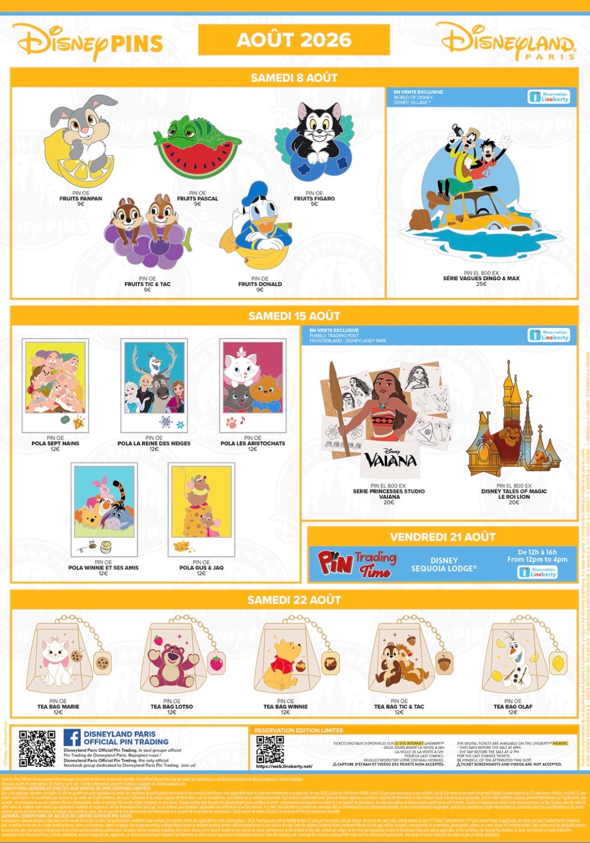 August 2026 pin release calendar