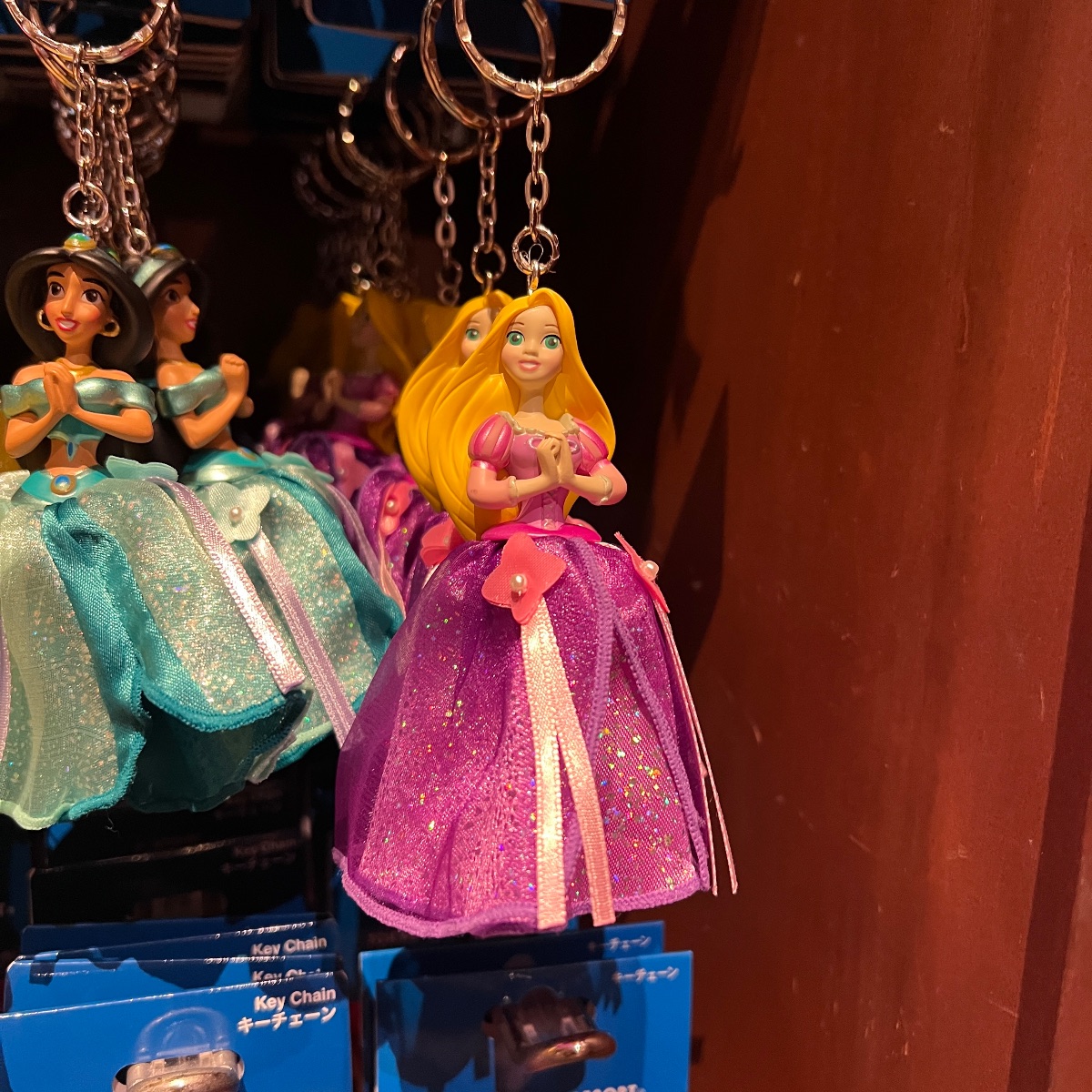 Tokyo Disney Tangled Rapunzel Dress Keyring view 1