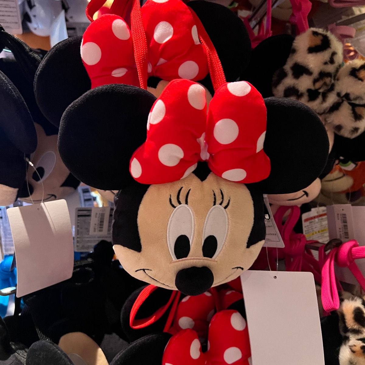 Tokyo Disney Minnie Mouse Purse Plush Keyring view 1