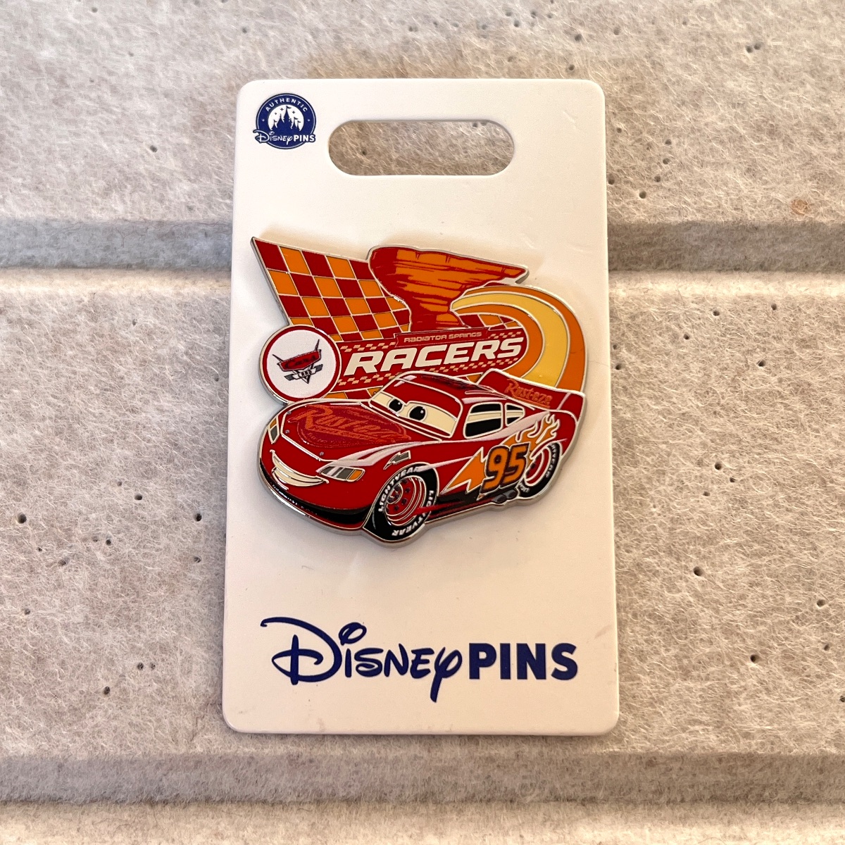 Disney Parks Cars Lightning McQueen Racer Pin